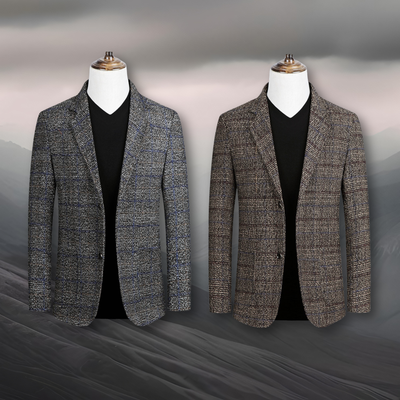 Domenico | Blazer Elegante in Tessuto Scozzese