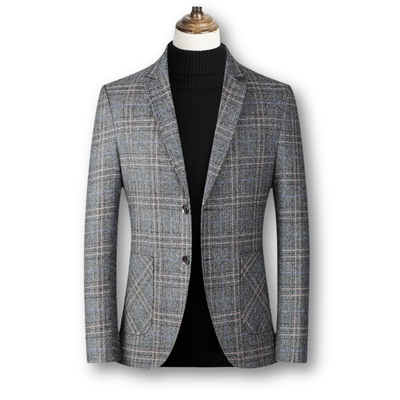 Domenico | Blazer Elegante in Tessuto Scozzese