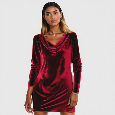 Élise Royale™ | | Robe en velours - Saint-Nicolas — Soldes : – 65 %