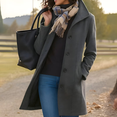 Averra™ – Manteau Long Classique et Élégant