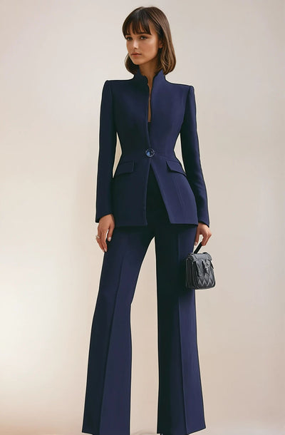 Élégance Royale™| Tailleur Élégant avec Blazer et Pantalon - Post-cyber monday 70% de réduction