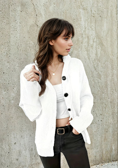 Vía Clara™ | Sweat à capuche élégant à manches longues avec boutons