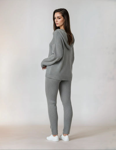 Vía Clara™ | Sweat à capuche élégant à manches longues avec boutons