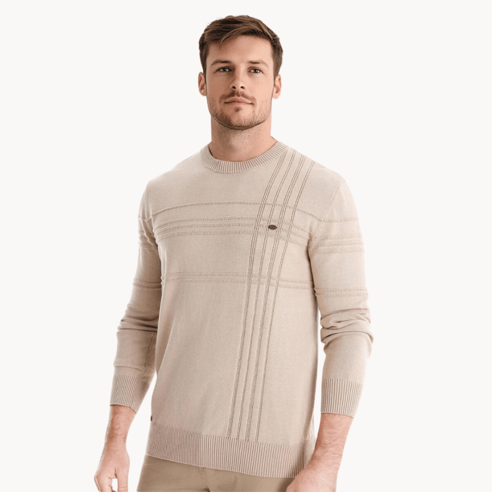 Marcelin Royale™ | Pull élégant pour homme avec motif à carreaux