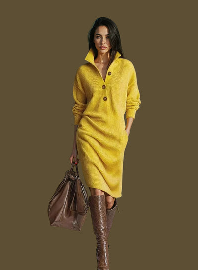 Chloé™ | Robe en Maille Chaude, Élégante et Confortable - Post-cyber monday 70% de réduction