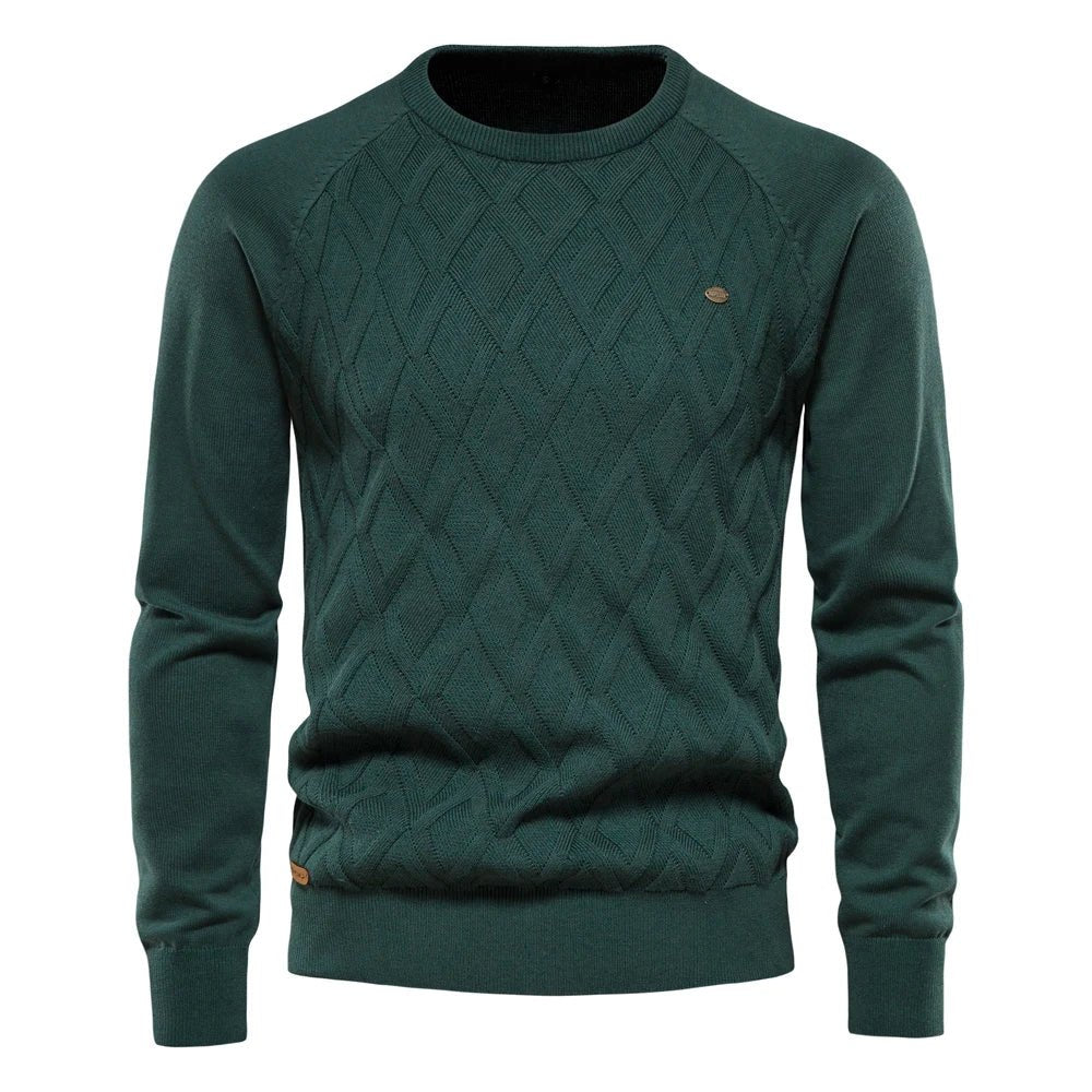 Bastien Noble™ | Pull homme à motif losange
