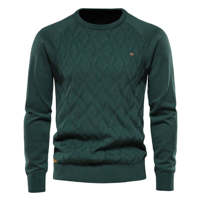 Bastien Noble™ | Pull homme à motif losange