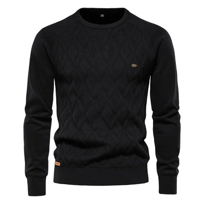 Bastien Noble™ | Pull homme à motif losange