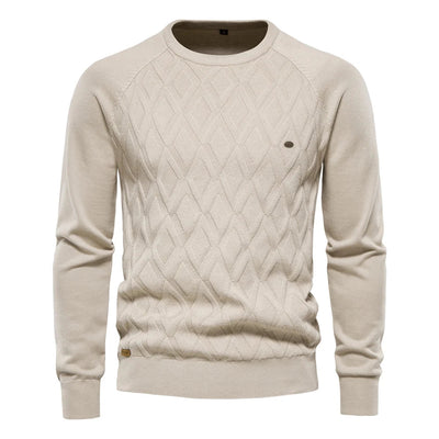 Bastien Noble™ | Pull homme à motif losange