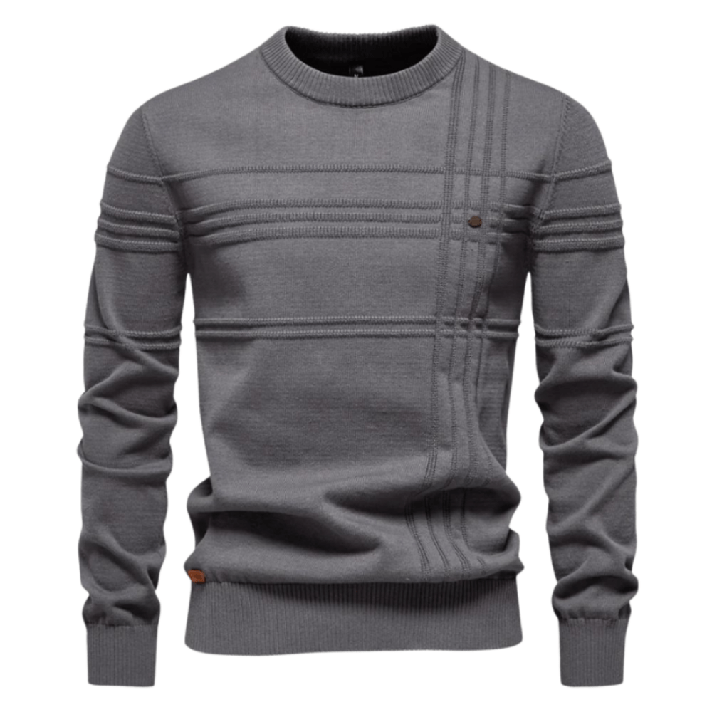 Marcelin Royale™ | Pull élégant pour homme avec motif à carreaux