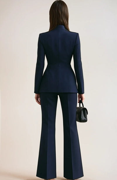 Élégance Royale™| Tailleur Élégant avec Blazer et Pantalon - Post-cyber monday 70% de réduction